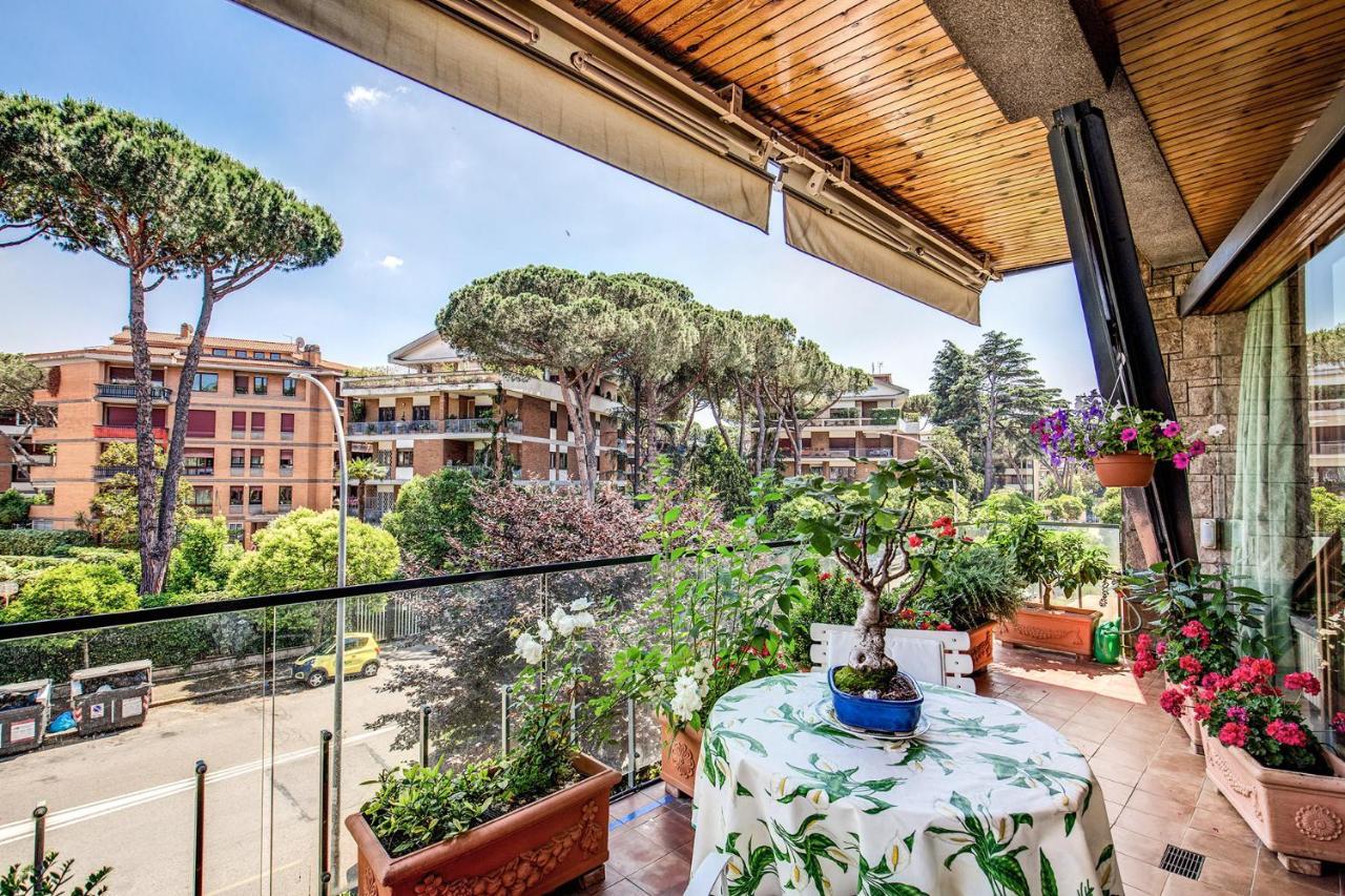Terrazza Piccolomini: Elegant Apartment Stunning View Over Rome/St Peter'S Dome Eksteriør bilde