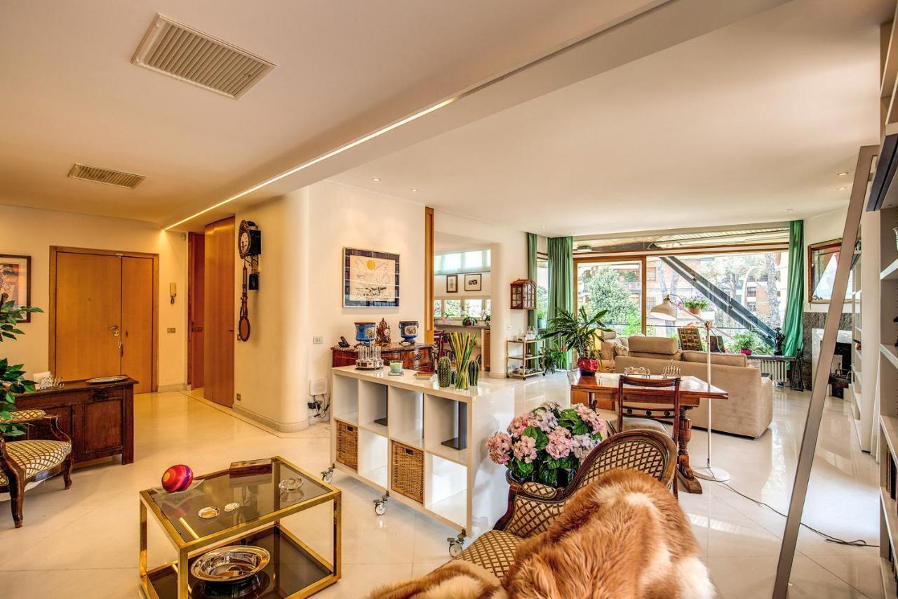 Terrazza Piccolomini: Elegant Apartment Stunning View Over Rome/St Peter'S Dome Eksteriør bilde
